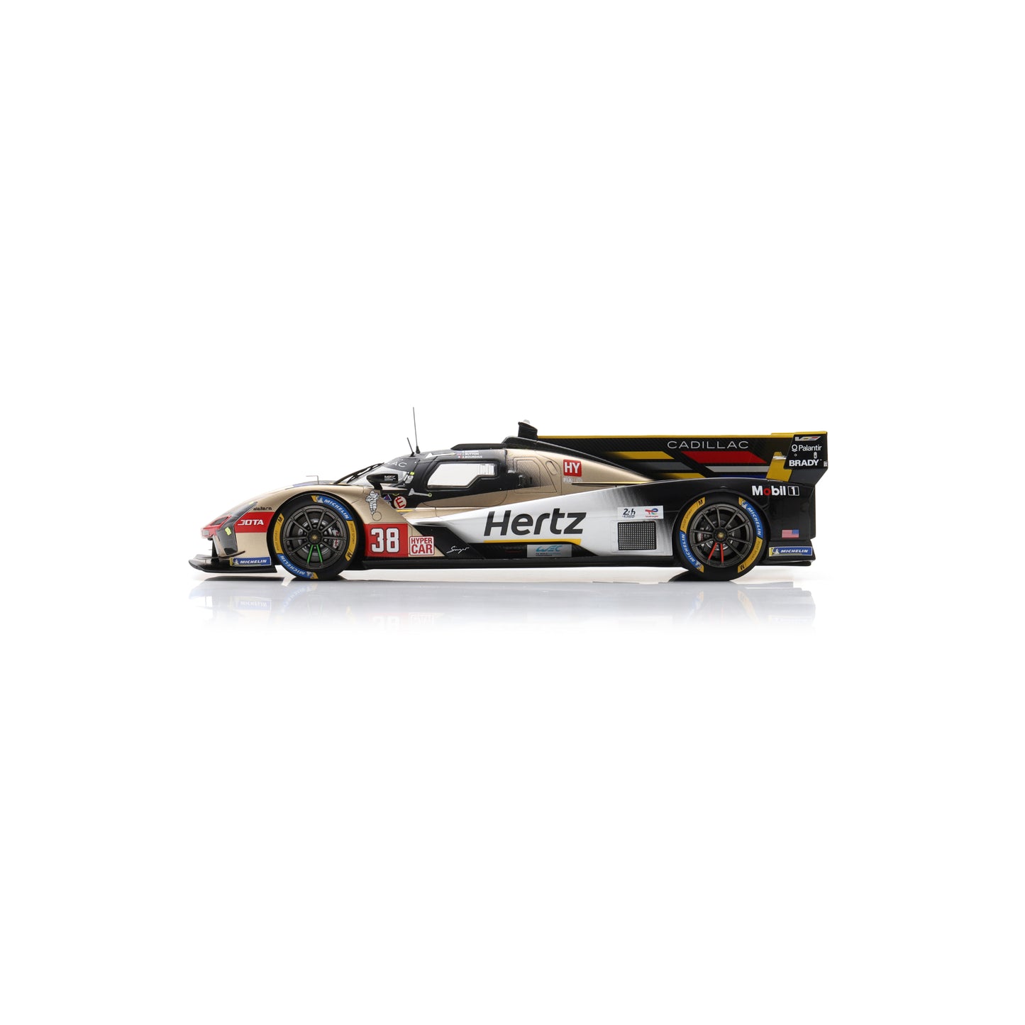 Spark 18S1062 1:18 - Cadillac V-Series.R No.38 CADILLAC HERTZ TEAM JOTA 7th Le Mans 24H 2025 E. Bamber - S. Bourdais - J. Button