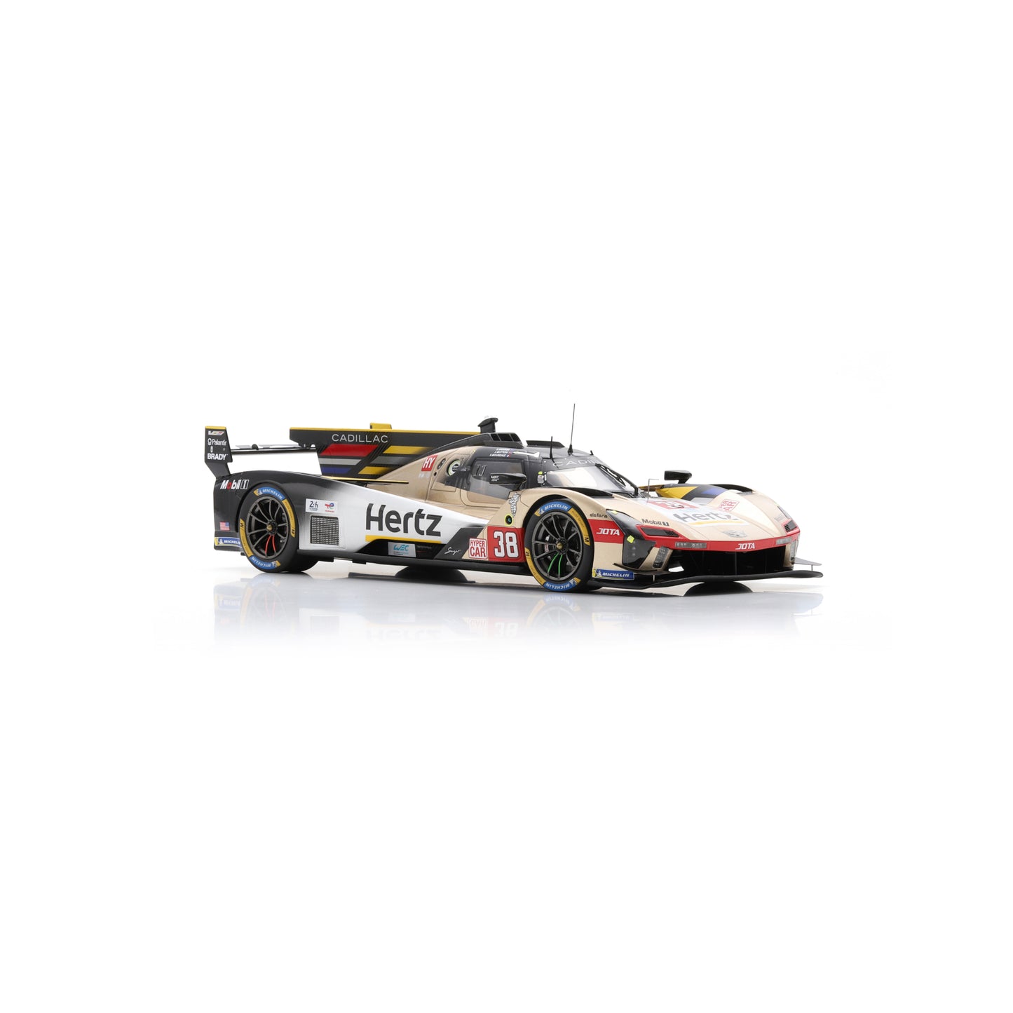 Spark 18S1062 1:18 - Cadillac V-Series.R No.38 CADILLAC HERTZ TEAM JOTA 7th Le Mans 24H 2025 E. Bamber - S. Bourdais - J. Button