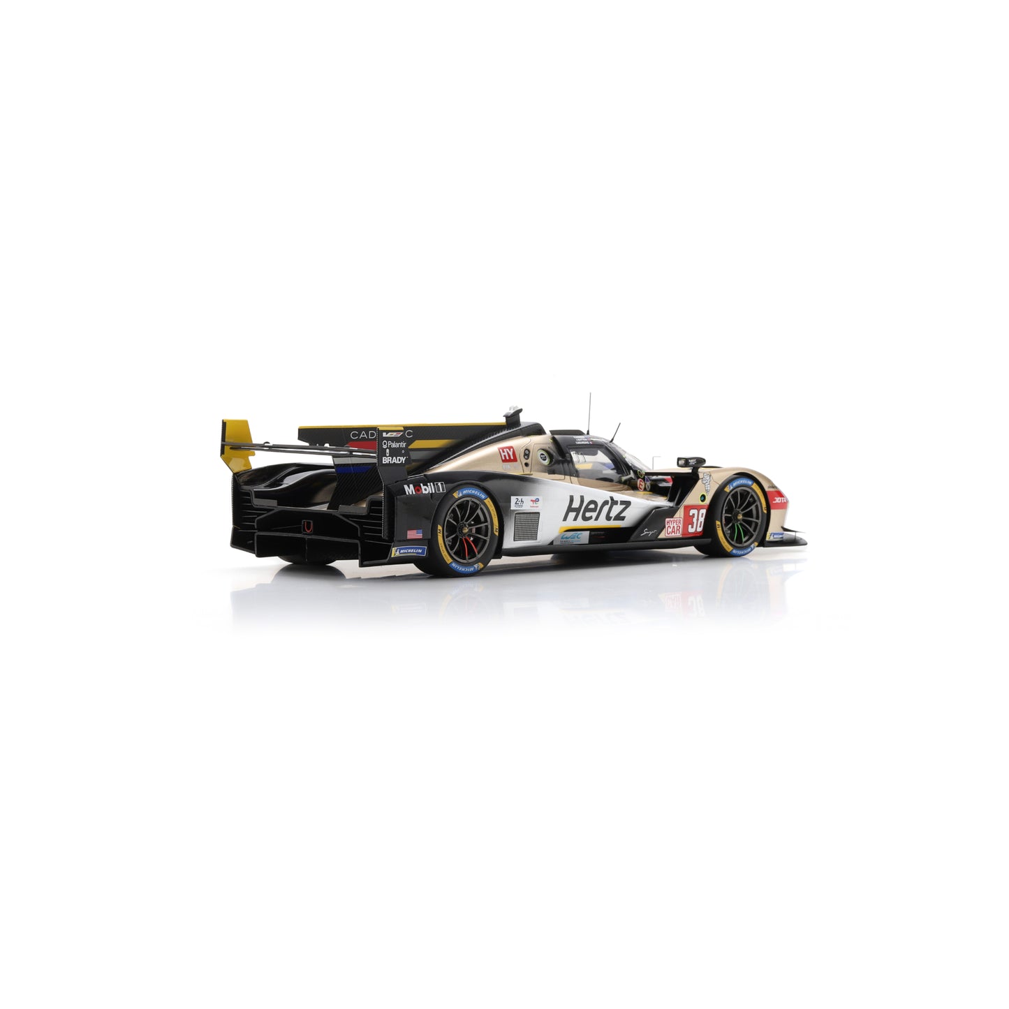 Spark 18S1062 1:18 - Cadillac V-Series.R No.38 CADILLAC HERTZ TEAM JOTA 7th Le Mans 24H 2025 E. Bamber - S. Bourdais - J. Button