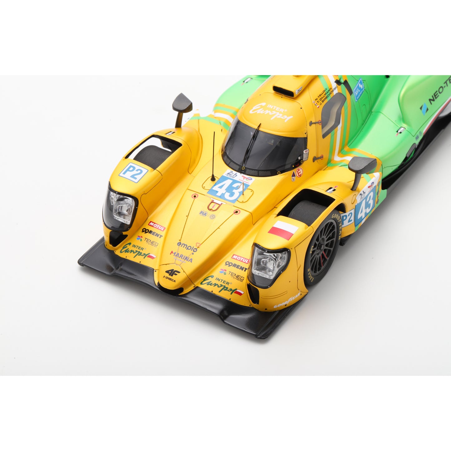 Spark 18S1065 1:18 - Oreca 07 - Gibson No.43 INTER EUROPOL COMPETITION Winner LMP2 class Le Mans 24H 2025 J. Smiechowski - T. Dillmann - N. Yelloly