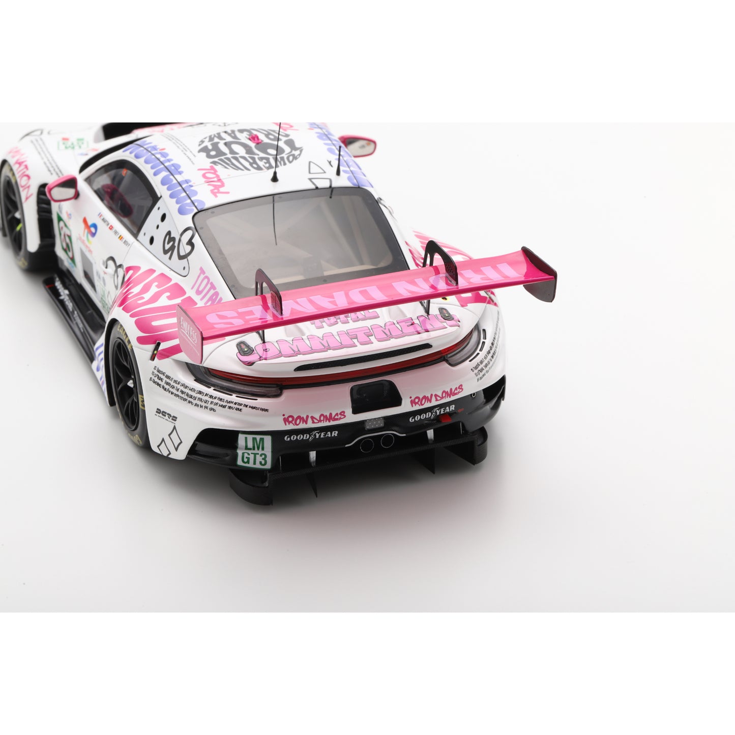 PRE-ORDER - Spark 18S1068 1:18 - Porsche 911 GT3 R LMGT3 No.85 IRON DAMES Le Mans 24H 2025 C. Martin - R. Frey - S. Bovy