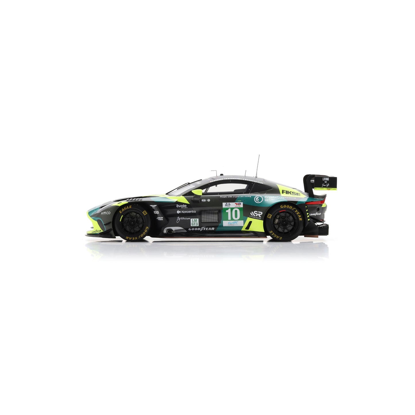 Spark 18S1070 1:18 - Aston Martin Vantage AMR LMGT3 No.10 RACING SPIRIT OF LEMAN Le Mans 24H 2025 D. Deboer - V. Hasse Clot - E. Barrichello