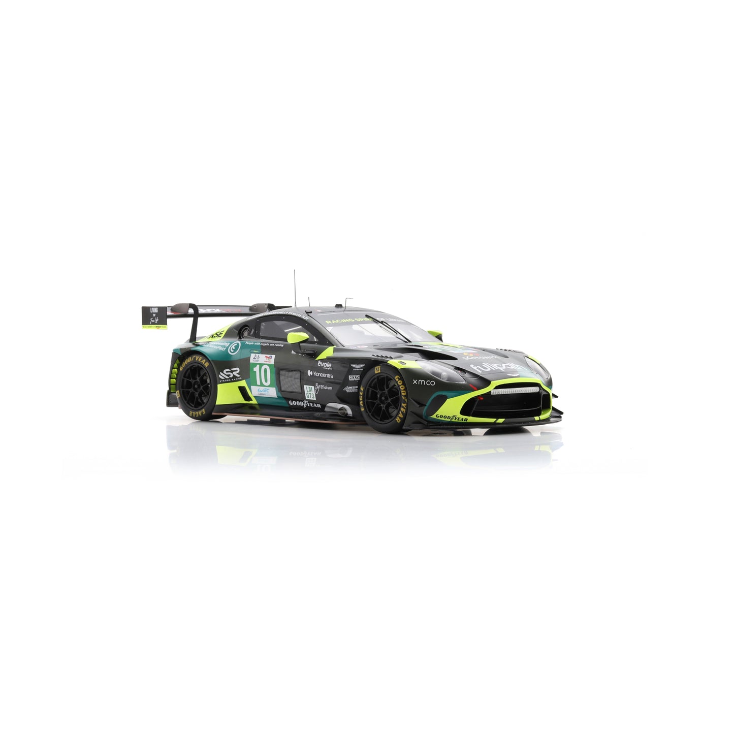 Spark 18S1070 1:18 - Aston Martin Vantage AMR LMGT3 No.10 RACING SPIRIT OF LEMAN Le Mans 24H 2025 D. Deboer - V. Hasse Clot - E. Barrichello