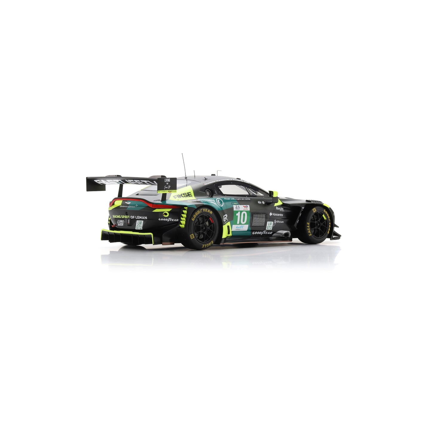 Spark 18S1070 1:18 - Aston Martin Vantage AMR LMGT3 No.10 RACING SPIRIT OF LEMAN Le Mans 24H 2025 D. Deboer - V. Hasse Clot - E. Barrichello