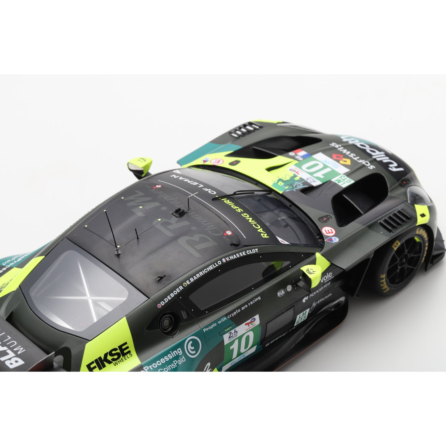 Spark 18S1070 1:18 - Aston Martin Vantage AMR LMGT3 No.10 RACING SPIRIT OF LEMAN Le Mans 24H 2025 D. Deboer - V. Hasse Clot - E. Barrichello