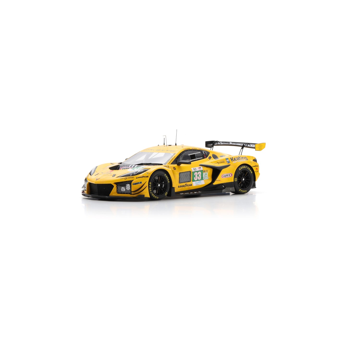 Spark 18S1073 1:18 - Corvette Z06 LMGT3.R No.33 TF SPORT Le Mans 24H 2025 B. Keating -  J. Edgar - D. Juncadella