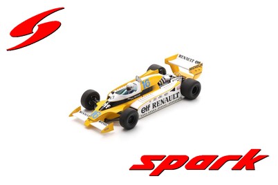 PRECOMMANDE - Spark 18S445 1/18 - RENAULT RS12 N°16 3ème GP France 1979 René Arnoux