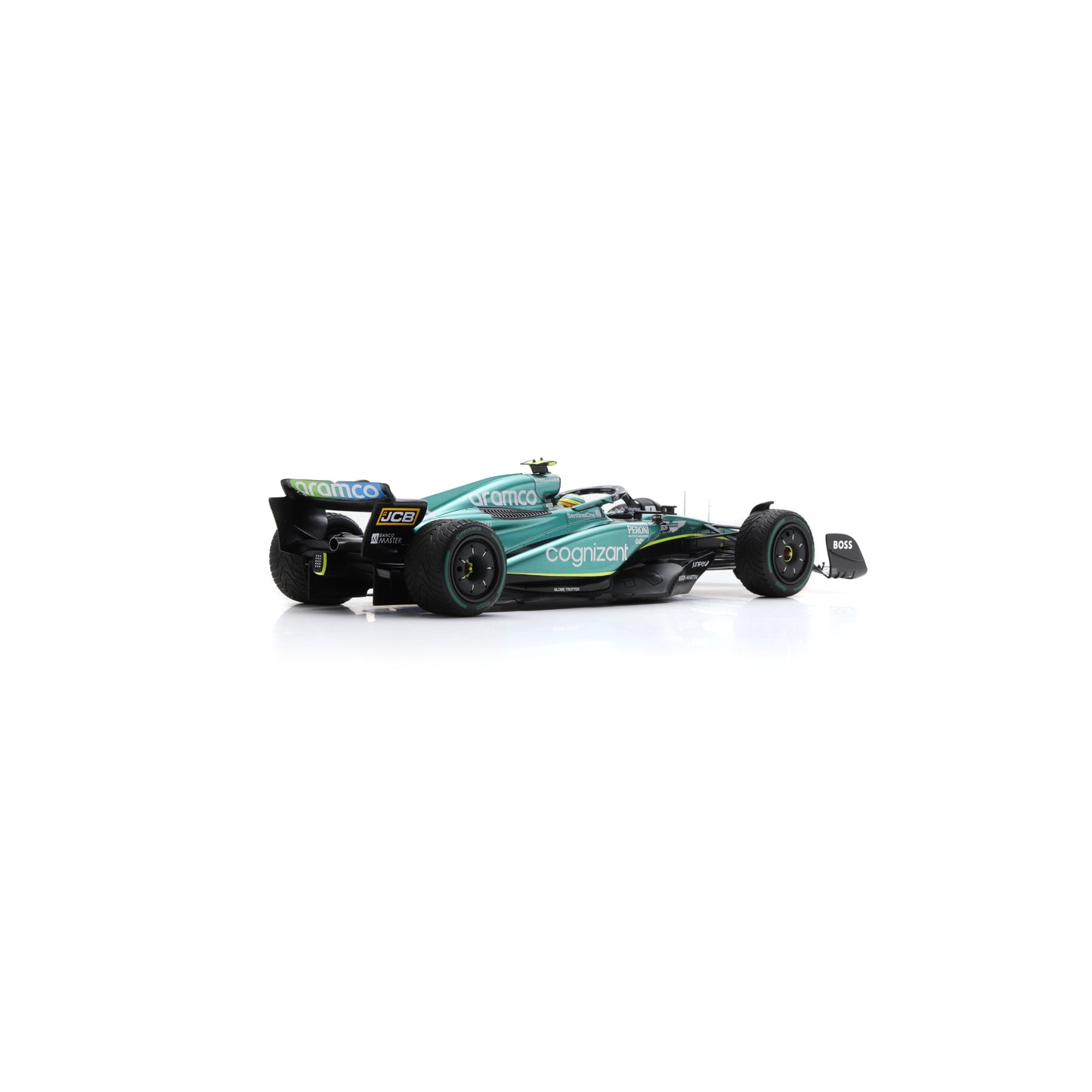 Spark 18S900 1:18 - Aston Martin AMR23 No.14 Aston Martin Aramco Cognizant F1 Team 2nd Monaco GP 2023 Fernando Alonso