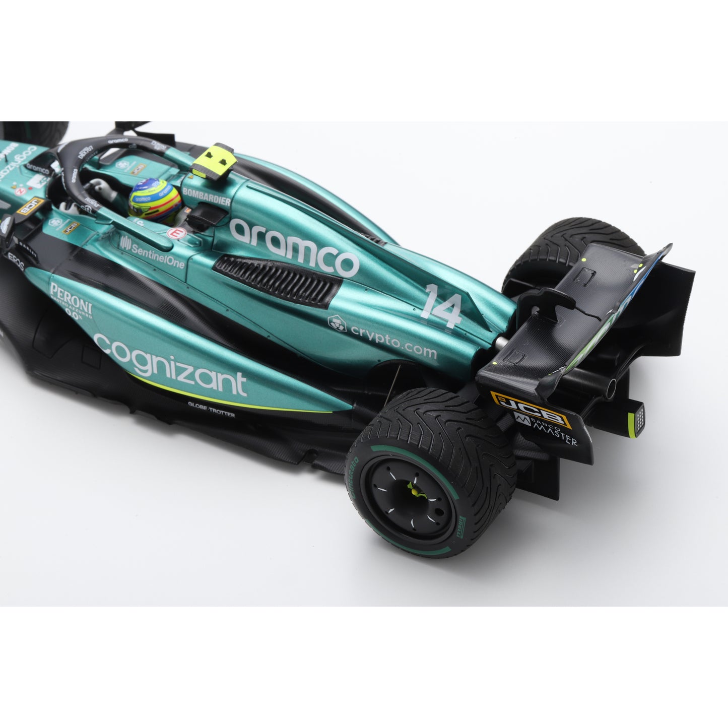 Spark 18S900 1:18 - Aston Martin AMR23 No.14 Aston Martin Aramco Cognizant F1 Team 2nd Monaco GP 2023 Fernando Alonso