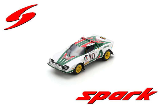 PRECOMMANDE - Spark 18S946 1/18 - Lancia Stratos No.10 Winner Monte Carlo Rally 1976 S. Munari - S. Maiga