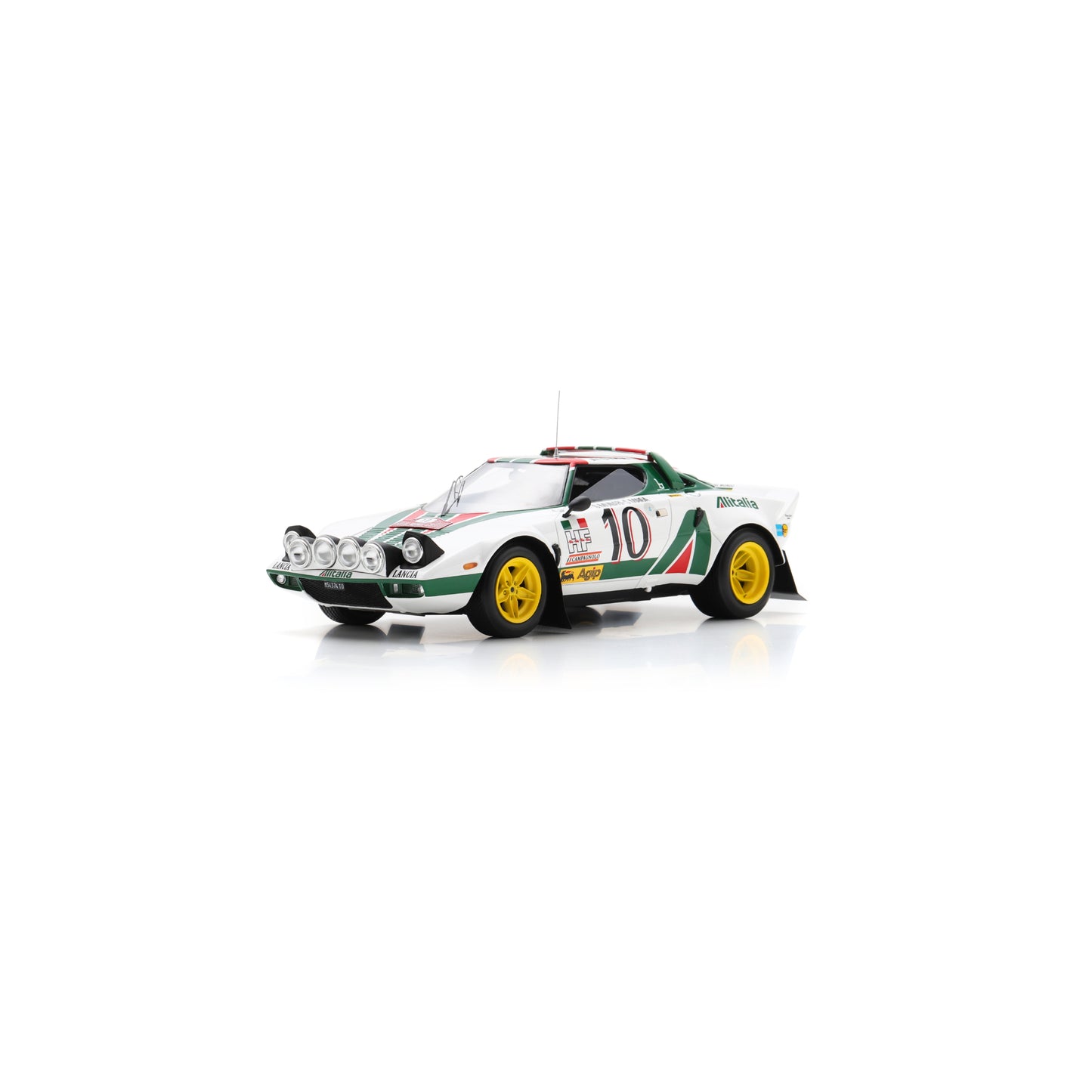 Spark 18S946 1/18 - Lancia Stratos No.10 Winner Monte Carlo Rally 1976 S. Munari - S. Maiga