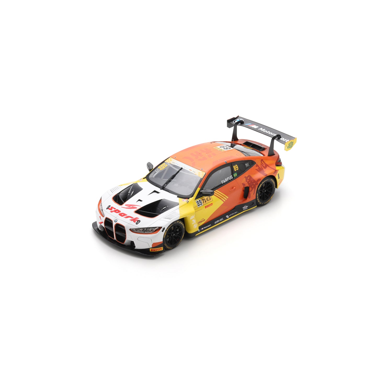 Spark 18SA035 1:18 - BMW M4 GT3 N°89 Team KRC 2nd FIA GT World Cup Macau 2024 - Augusto Farfus (200ex.) 