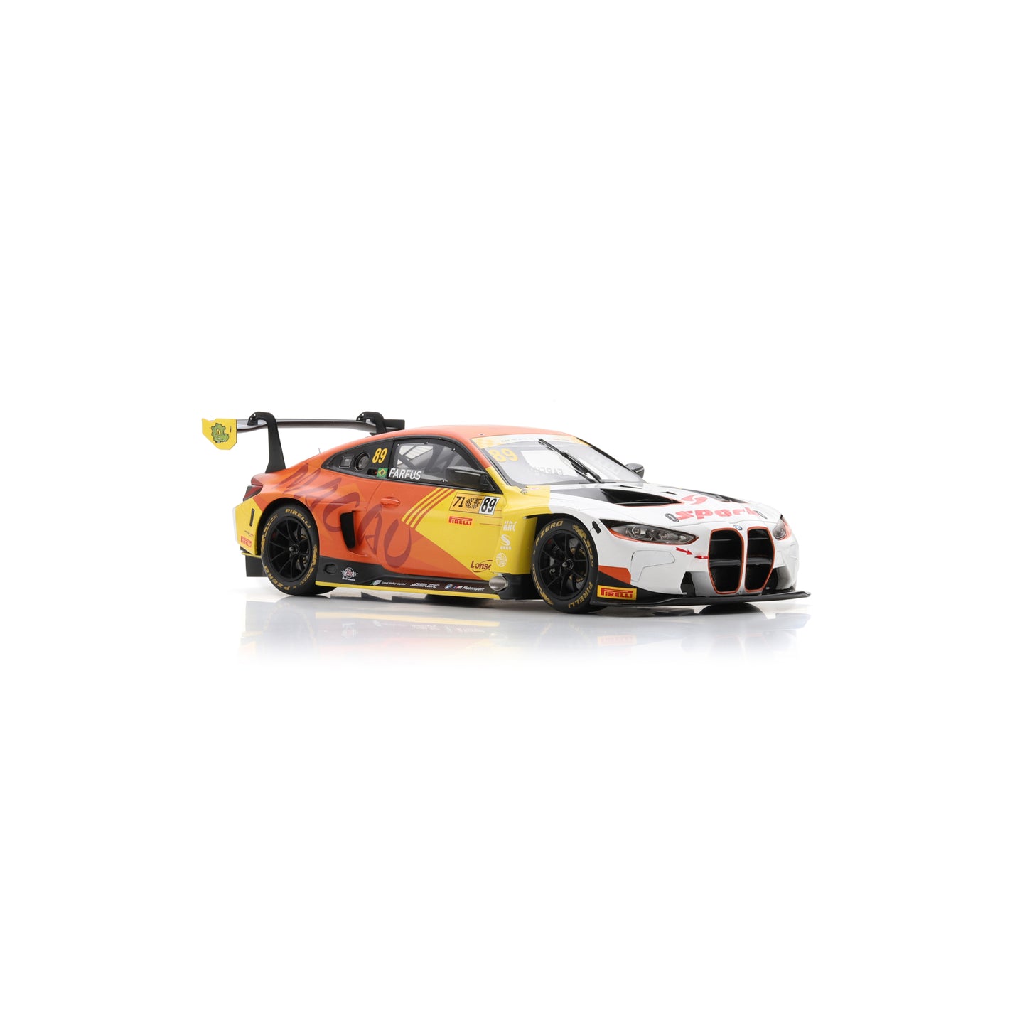 Spark 18SA035 1:18 - BMW M4 GT3 N°89 Team KRC 2nd FIA GT World Cup Macau 2024 - Augusto Farfus (200ex.) 