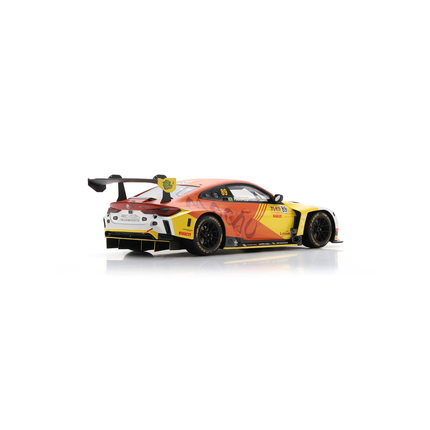 Spark 18SA035 1:18 - BMW M4 GT3 N°89 Team KRC 2nd FIA GT World Cup Macau 2024 - Augusto Farfus (200ex.) 