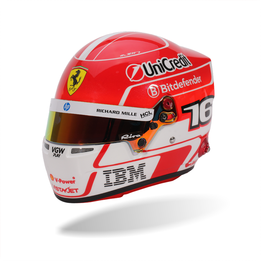 BELL Mini Helmet Helmet 1:2 - Charles Leclerc – Scuderia Ferrari HP 2025 Season