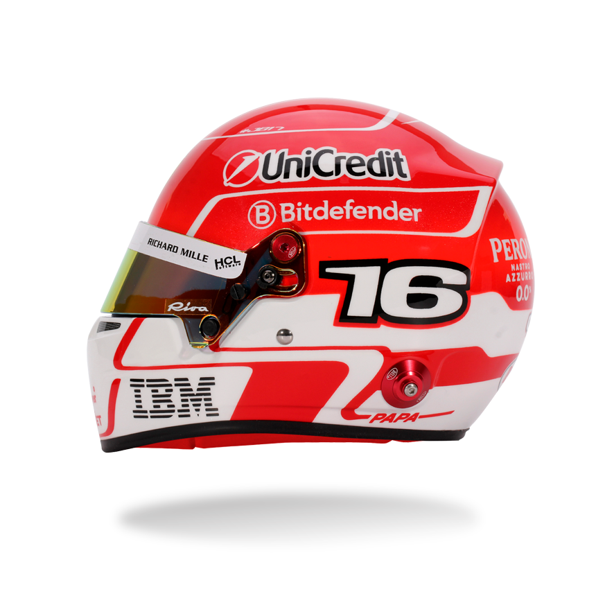 BELL Mini Helmet Helmet 1:2 - Charles Leclerc – Scuderia Ferrari HP 2025 Season