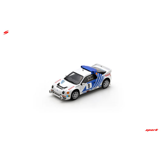 PRECOMMANDE - Spark S7752 1:43 - Ford RS200 No.8 3rd Swedish Rally 1986 K. Grundel – B. Melander
