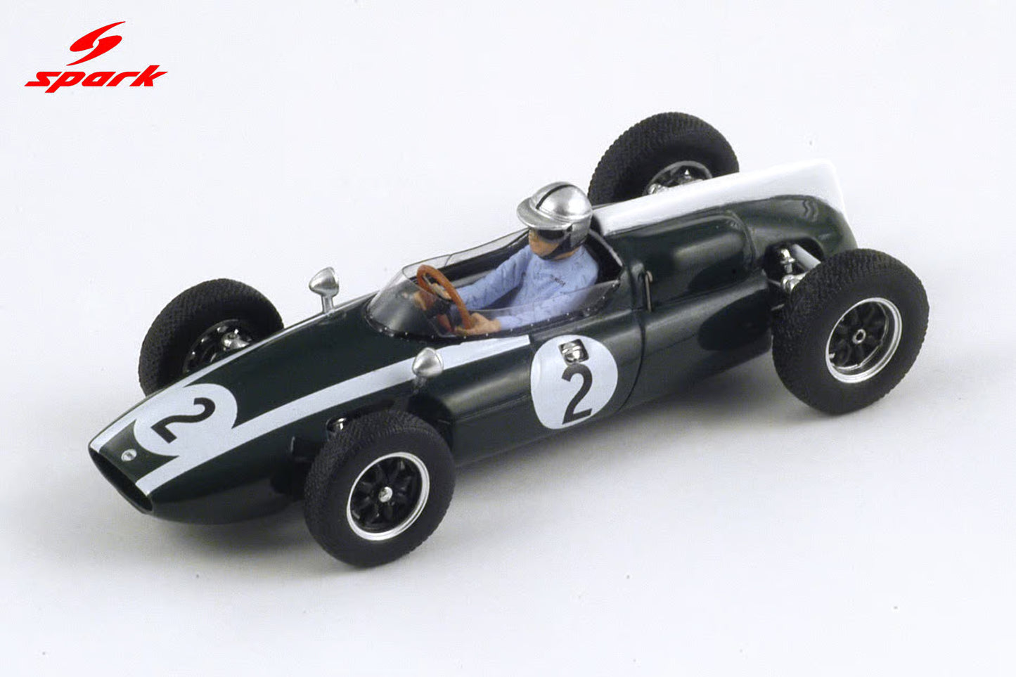 PRECOMMANDE - Spark S3510 1:43 - Cooper T53 No.2 Winner Belgian GP 1960 Jack Brabham