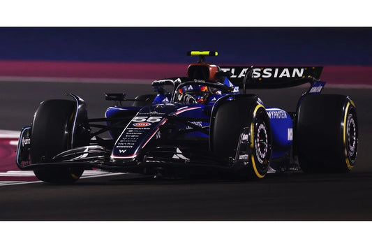 PRECOMMANDE - Spark S9683 1:43 - Atlassian Williams FW47 No.55 3rd Qatar GP 2025 Carlos Sainz (with pit board)