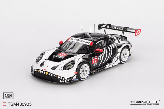 PRECOMMANDE - TSM Model TSM430905 1:43 - PORSCHE 911 (992) GT3 R N°77 GTD PRO AO Racing Petit Le Mans 2025 L. Heinrich - K. Bachler - M. Christensen