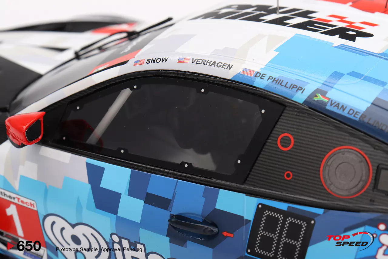 PRECOMMANDE - Top Speed TS0650 1:18 - BMW M4 (G82) GT3 EVO N°1 - Paul Miller Racing - Daytona 24H 2025  K. van der Linde - C. de Phillippi - N. Verhagen - M. Snow