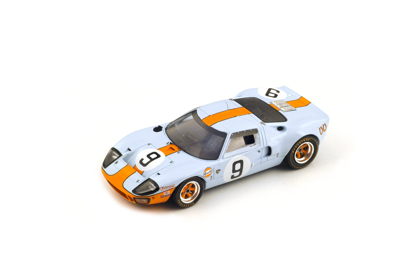 Spark 43LM68 1:43 - Ford GT 40 No.9 Winner 24H Le Mans 1968 P. Rodríguez - L. Bianchi