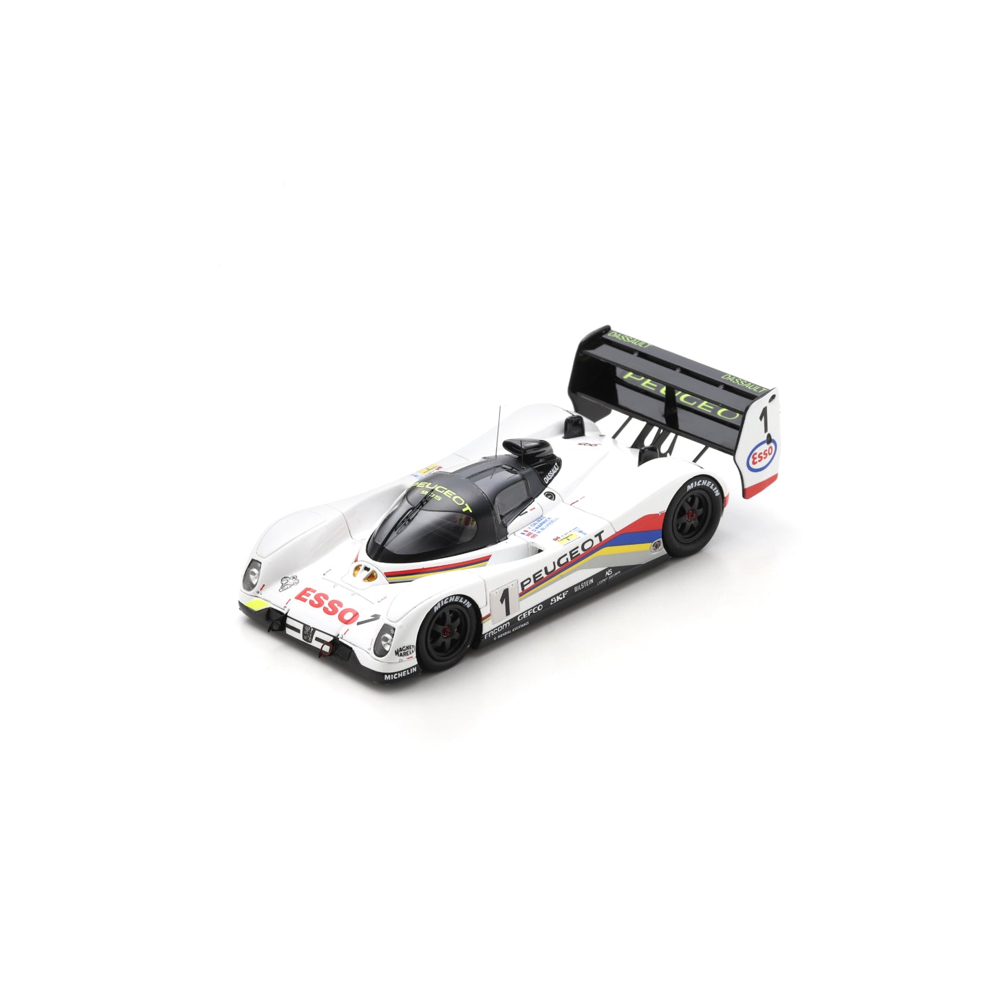 Spark 43LM92 1:43 - Peugeot 905 No.1 Winner 24H Le Mans 1992 M. Blundell - Y. Dalmas - D. Warwick