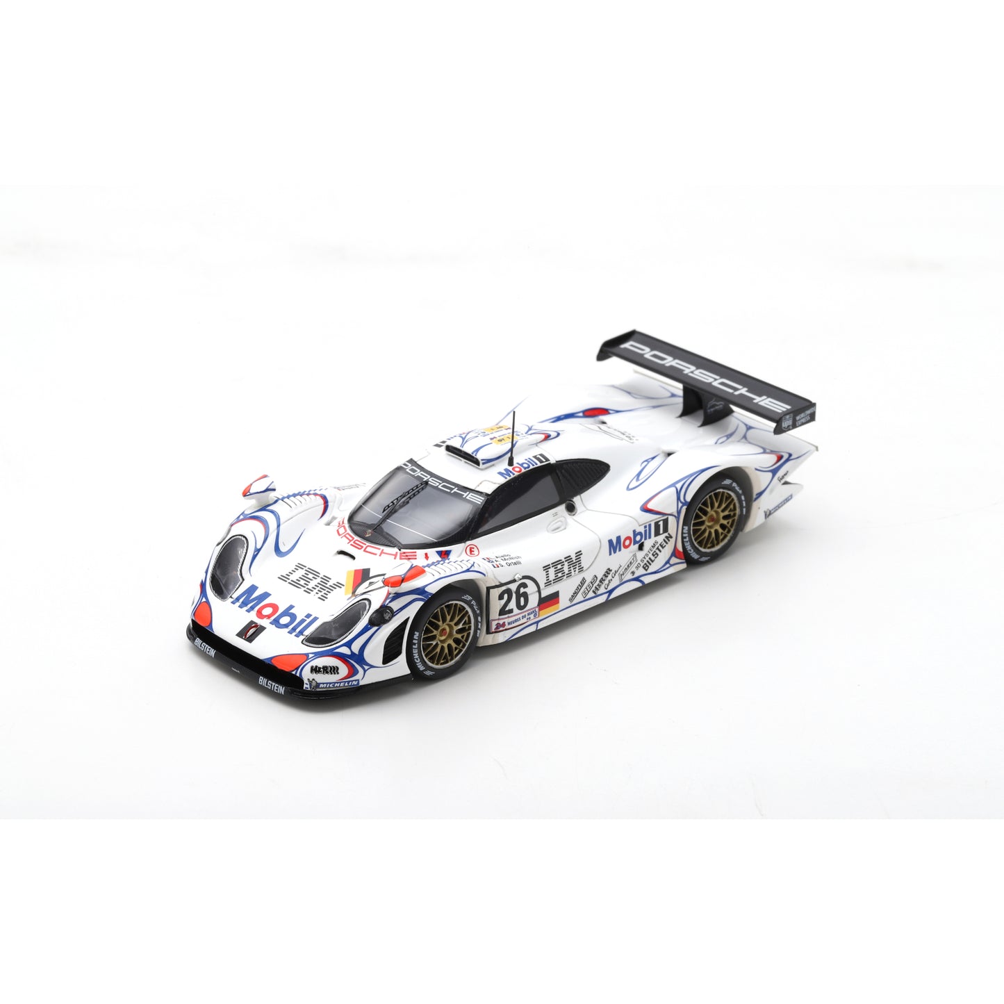 Spark 43LM98 1:43 - Porsche 911 GT1 No.26 Winner 24H Le Mans 1998 A. McNish - L. Aïello - S. Ortelli