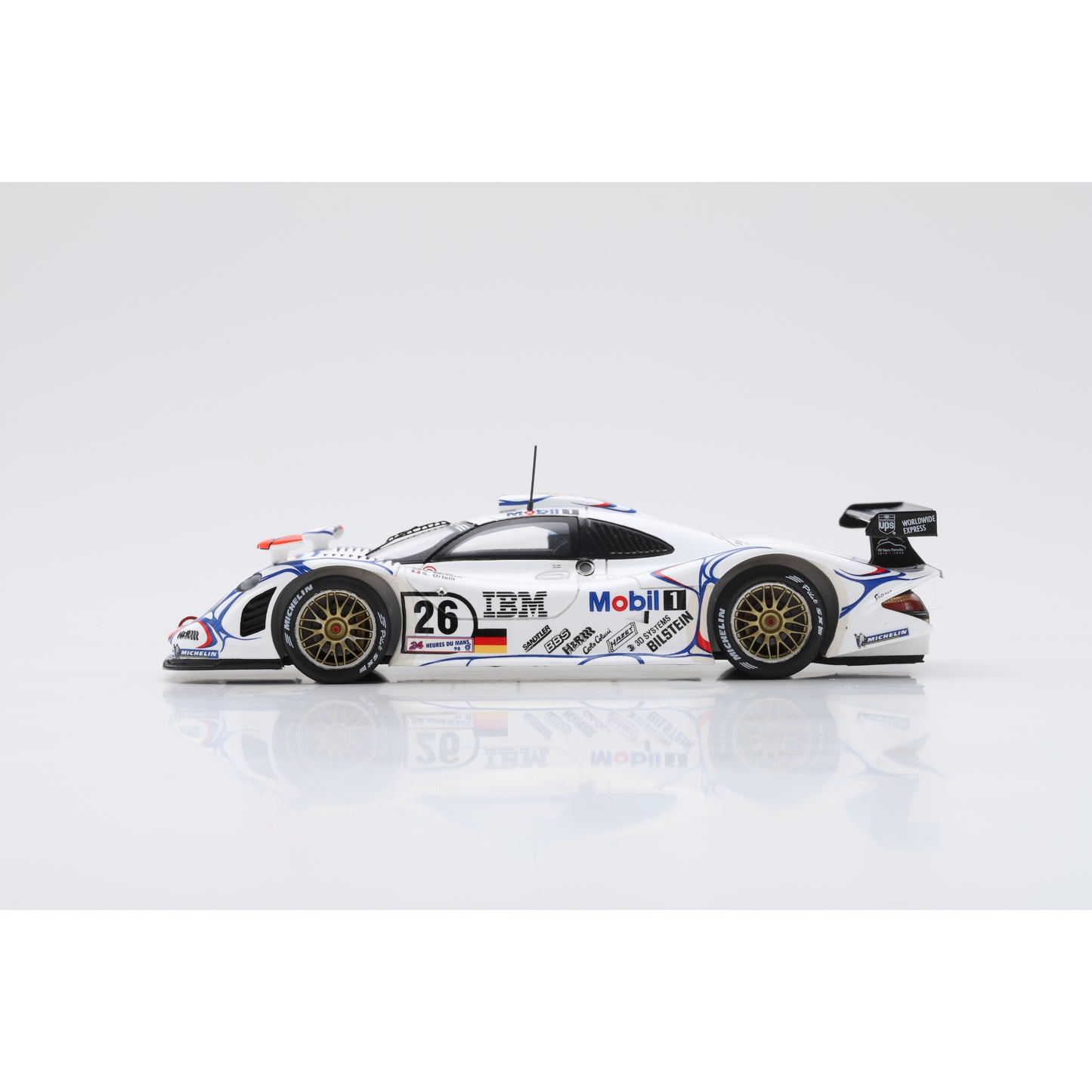 Spark 43LM98 1:43 - Porsche 911 GT1 No.26 Winner 24H Le Mans 1998 A. McNish - L. Aïello - S. Ortelli