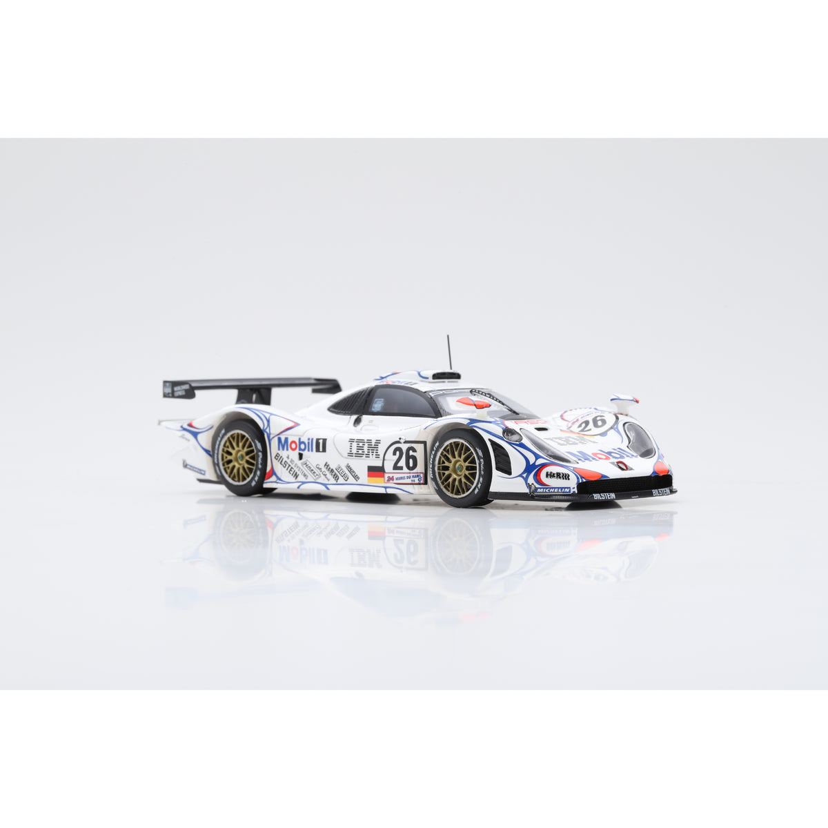 Spark 43LM98 1:43 - Porsche 911 GT1 No.26 Winner 24H Le Mans 1998 A. McNish - L. Aïello - S. Ortelli