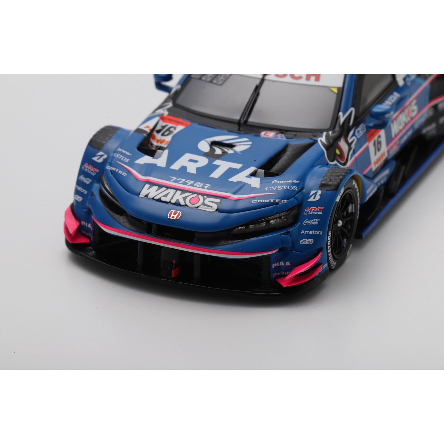 Spark 64SGT25016 1/64 - HONDA CIVIC TYPE R-GT N°16 ARTA MUGEN GT500 SUPER GT 2025 H. Otsu - R. Sato 