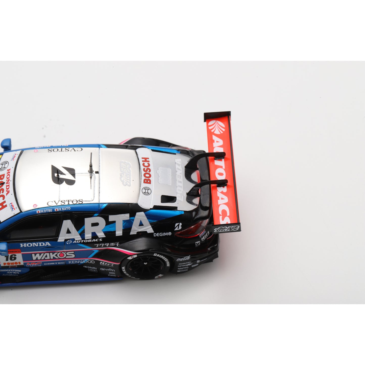 Spark 64SGT25016 1/64 - HONDA CIVIC TYPE R-GT N°16 ARTA MUGEN GT500 SUPER GT 2025 H. Otsu - R. Sato 