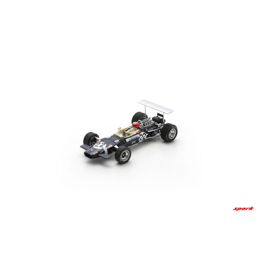 PRECOMMANDE - Spark S6368 1:43 - Lotus 49B No.22 Winner British GP 1968 Jo Siffert