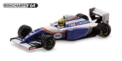 Minichamps 540946402 1:64 - Williams Renault FW16 - Ayrton Senna - Brazil GP 1994