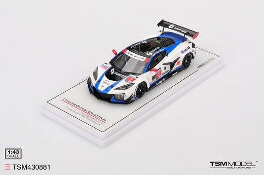PRECOMMANDE - TSM Model TSM430881 1:43 - CHEVROLET Corvette GT3 R N°3 Corvette Racing by Pratt Miller Motorsports Sebring 12H 2025 A. Garcia - A. Sims - D. Juncadella