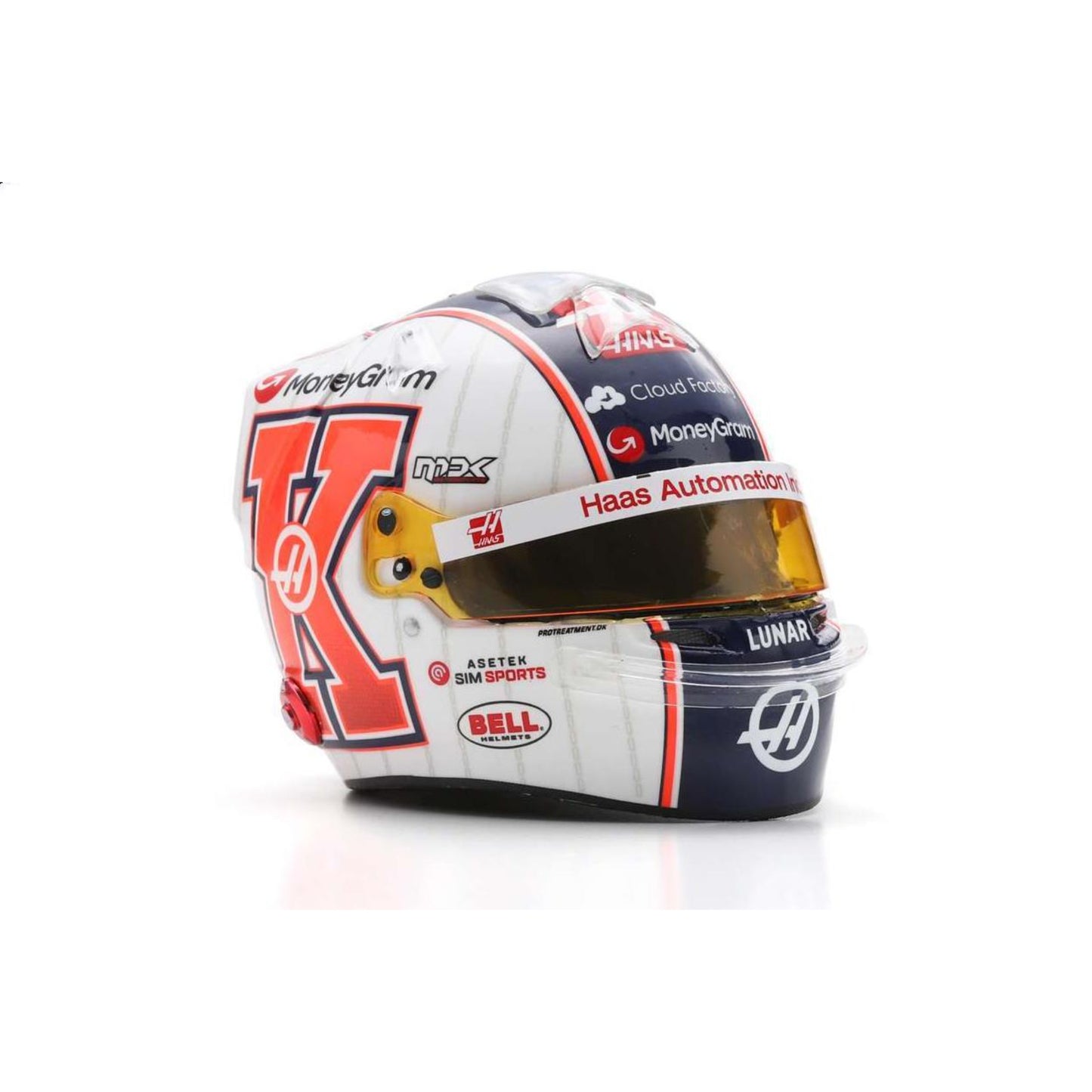 Spark 5HF099 Casque 1:5 - Kevin Magnussen - Haas MoneyGram F1 Team - Miami GP 2023