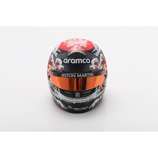 Spark 5HF178 Casque 1:5 - Fernando Alonso - Aston Martin Aramco Formula One Team - Japanese GP 2024