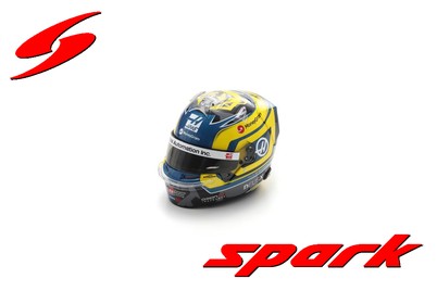 PRECOMMANDE - Spark 5HF183 Casque Oliver Bearman 1/5 - MoneyGram Haas F1 Team 2025