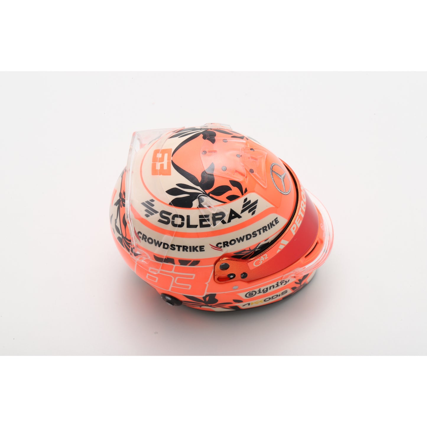 Spark 5HF198 Helmet 1:5 - George Russell - Mercedes-AMG Petronas F1 Team - Miami GP 2025