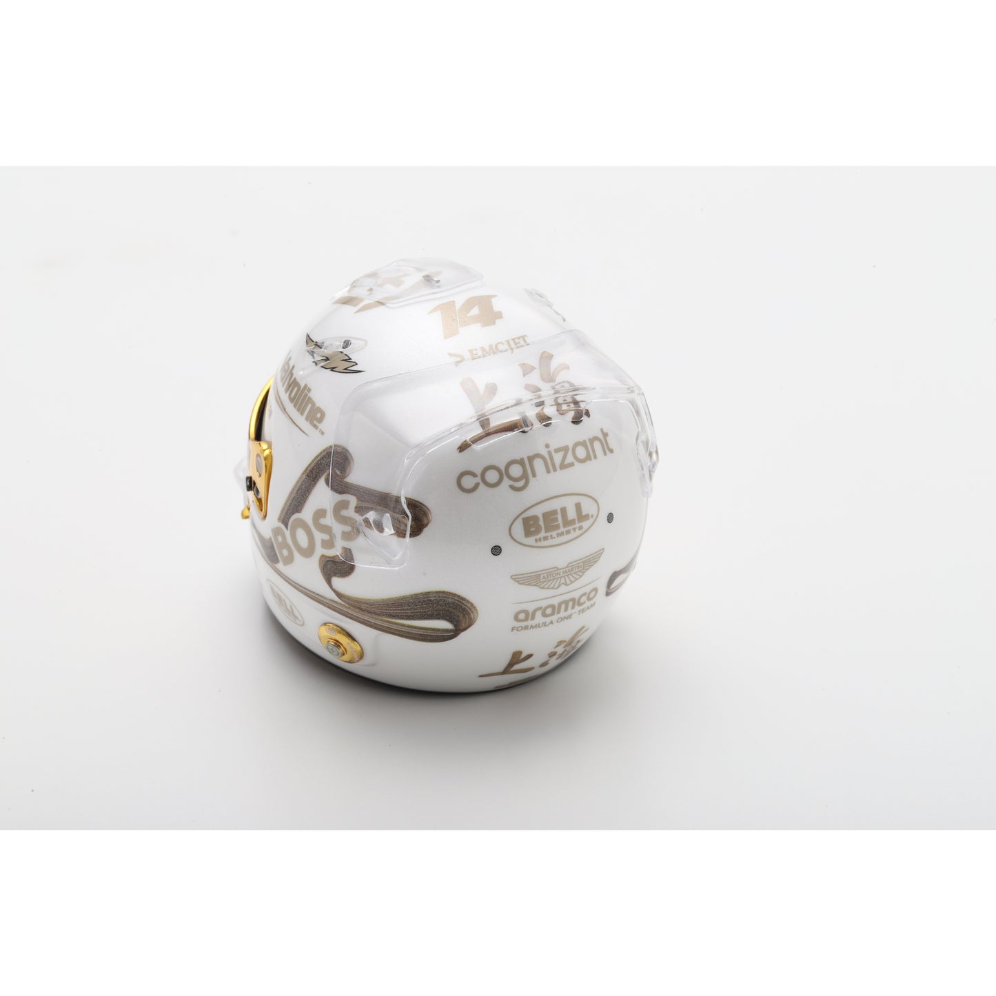 Spark 5HF200 Helmet 1:5 - Fernando Alonso - Aston Martin Aramco Formula One Team - Chinese GP 2025