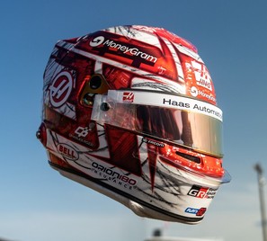 PRECOMMANDE - Spark 5HF203 Casque Esteban Ocon 1/5 - MoneyGram Haas F1 Team - Japanese GP 2025