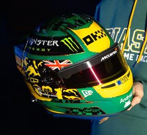PRECOMMANDE - Spark 5HF207 Casque Oscar Piastri - McLaren Formula One Team - Australian GP 2025
