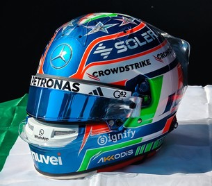 PRECOMMANDE - Spark 5HF212 Casque Kimi Antonelli - Mercedes-AMG Petronas F1 Team - Emilia-Romagna GP 2025