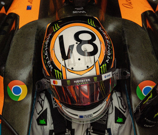 PRECOMMANDE - Spark 5HF214 Casque 1:5 - Oscar Piastri - McLaren Formula 1 Team - Monaco GP 2025