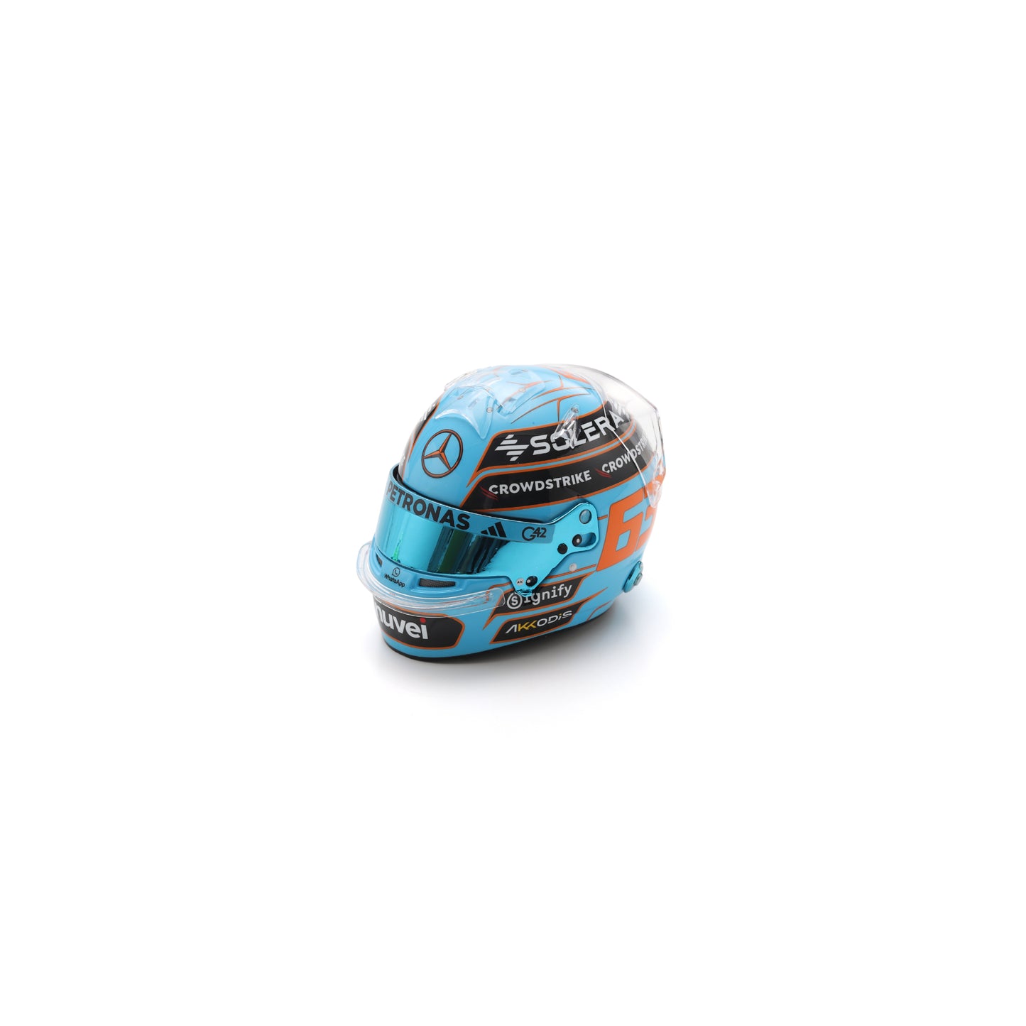 Spark 5HF220 Casque 1:5 - George Russell - Mercedes-AMG PETRONAS F1 Team -  British GP 2025