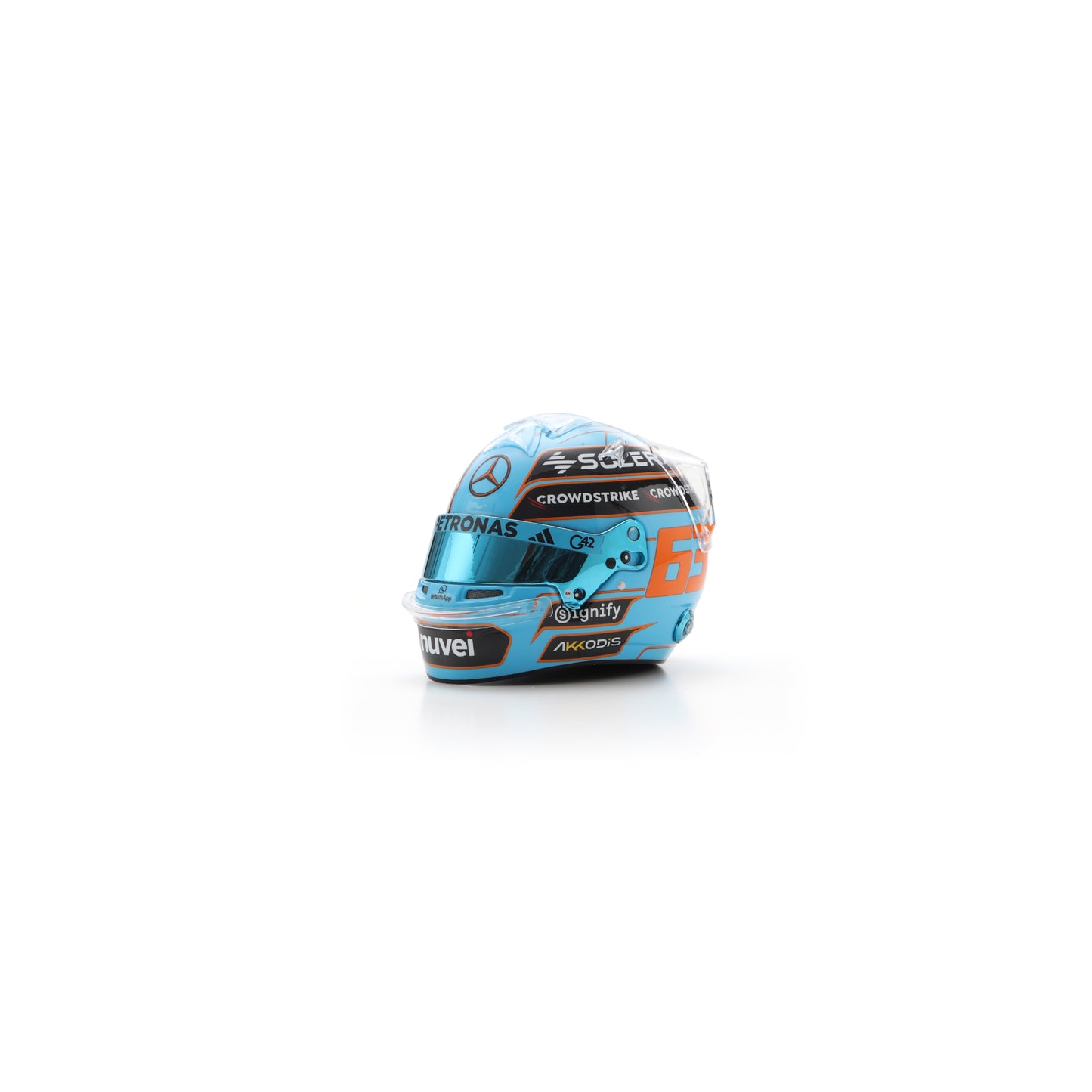 Spark 5HF220 Casque 1:5 - George Russell - Mercedes-AMG PETRONAS F1 Team -  British GP 2025
