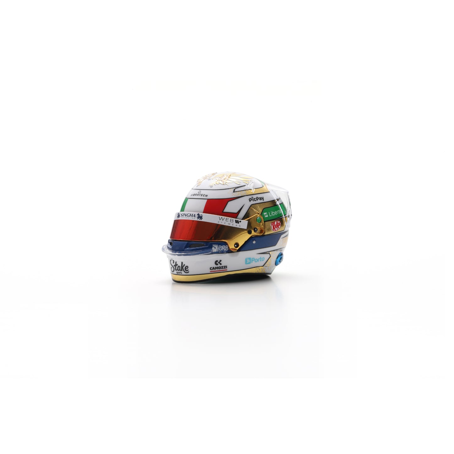 Spark 5HF224 Helmet 1:5 - Gabriel Bortoleto - Stake F1 Team Kick Sauber - Italy GP 2025