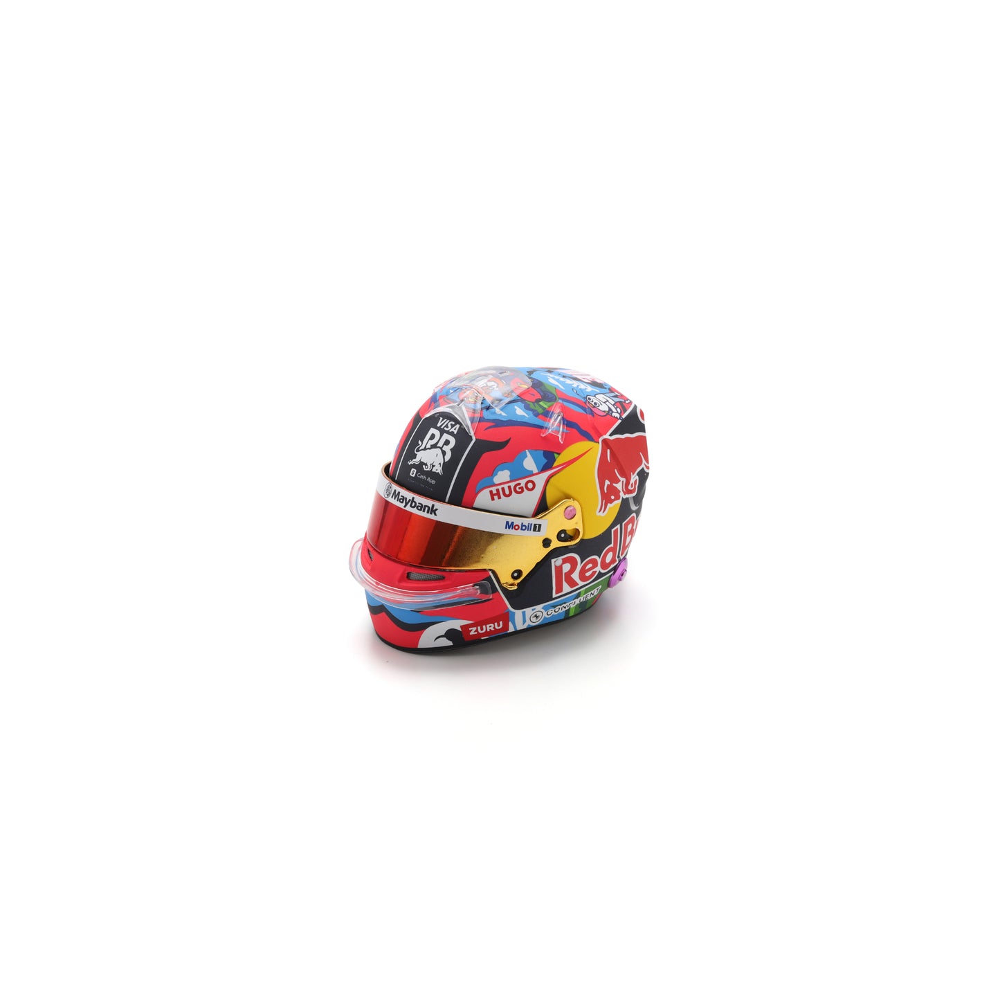 Spark 5HF225 Casque 1:5 - Liam Lawson - Visa Cash App RB Formula One Team - Singapore GP 2025