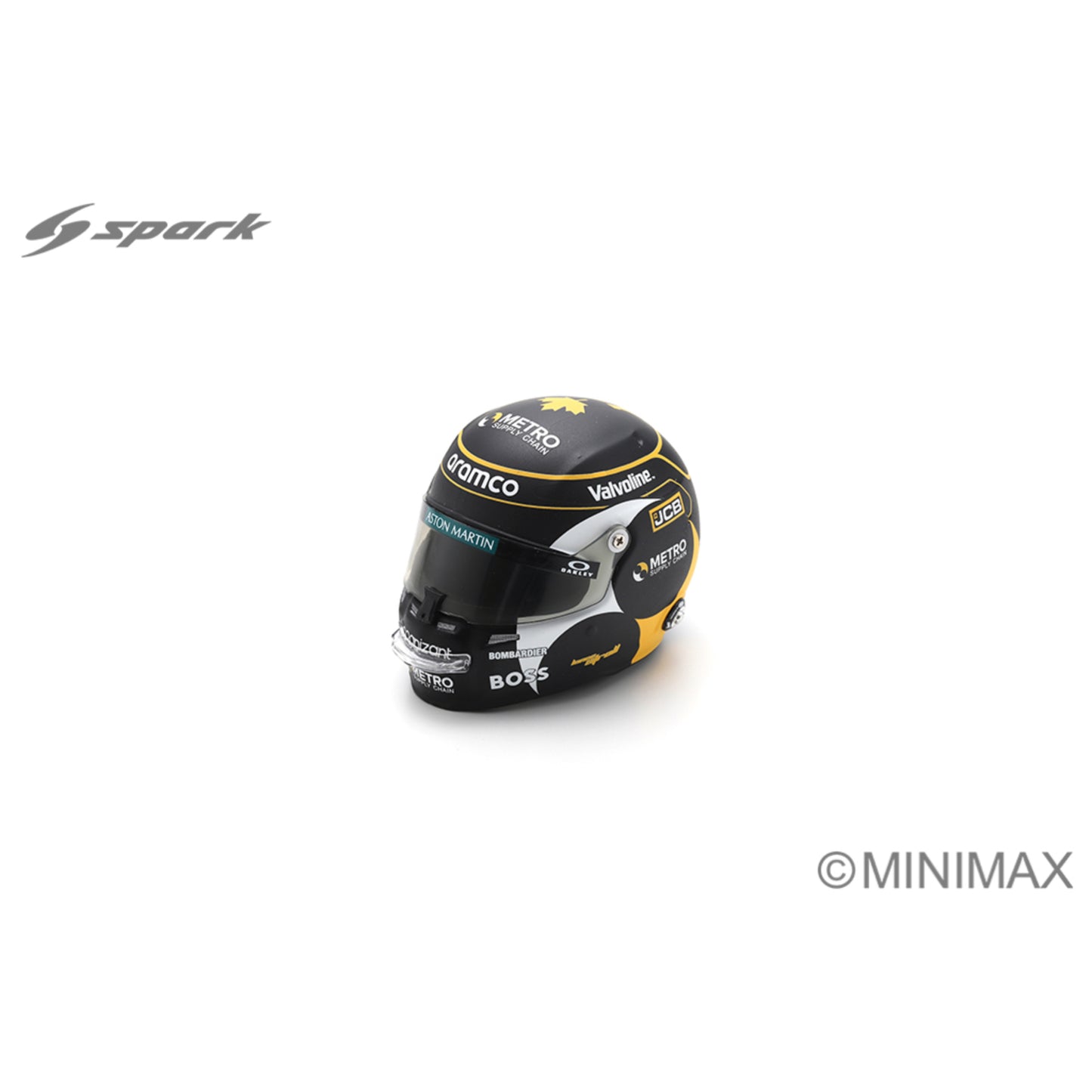 Spark 5HSP116 Helmet 1:5 - Lance Stroll - Aston Martin Aramco F1 Team - Canadian GP 2024