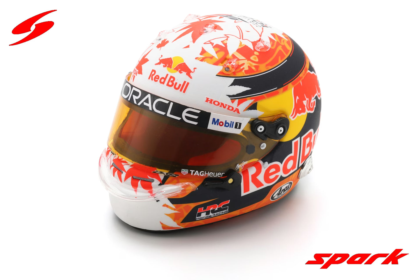Spark 5HF195 Helmet 1:5 - Yuki Tsunoda 100th race - Oracle Red Bull Racing 2025